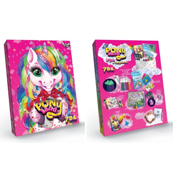 

Набор креативного творчества Pony Land 7 в 1 укр. PL-01-01U
