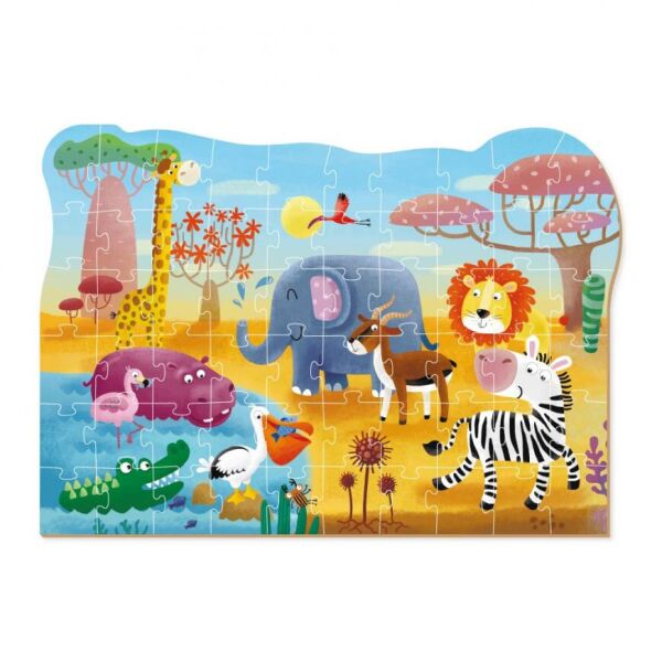 

Пазл DoDo Жаркая Африка 60 эл. 300376