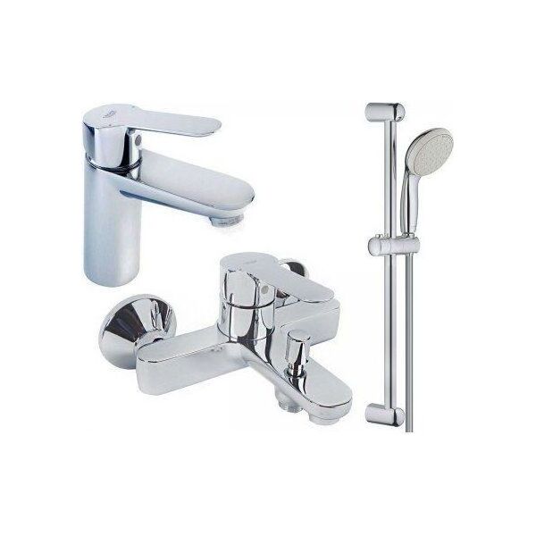 

Набор смесителей для ванны Grohe Bau Edge 123365S