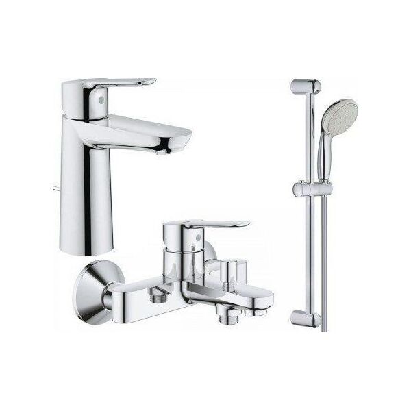 

Набор смесителей для ванны Grohe Bau Edge 123367M, Хром
