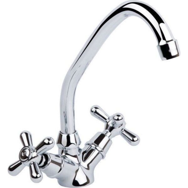 

Смеситель для кухни Q-tap Dominox CRM 271K, Хром