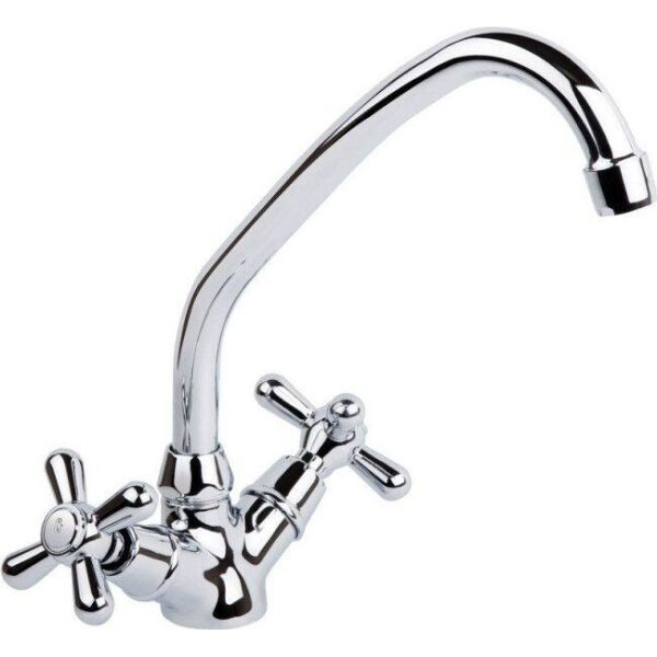 

Смеситель для кухни Q-tap Dominox CRM 271F, Хром