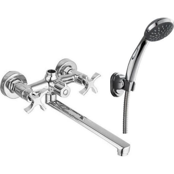 

Смеситель для ванны Rozzy Jenori Breeze хром RBZ017-9B, Хром