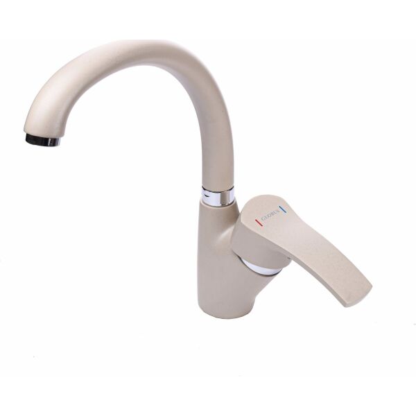 

Смеситель для кухни Globus Lux GLQU-0203S-BIG-4-Colorado, Бежевый