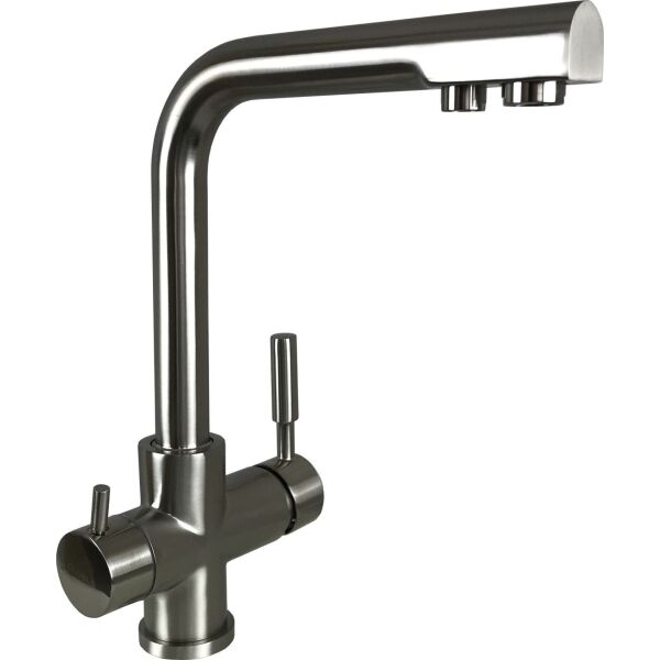 

Смеситель для кухни под осмос Globus Lux GLLR-0888-8-STSTeel, Матовый