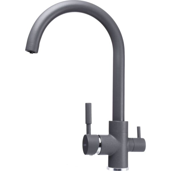 

Смеситель для кухни под осмос Globus Lux GLLR-0333-3-Titanium, Графит