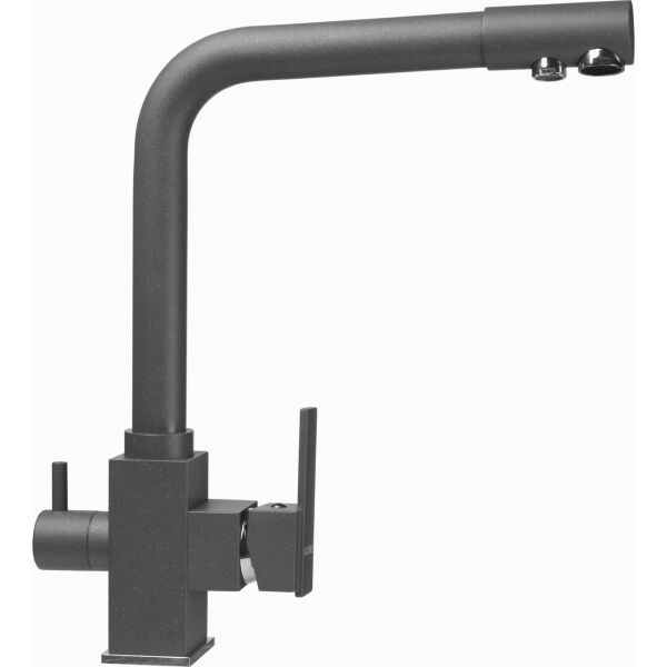

Смеситель для кухни под осмос Globus Lux GLLR-0100-3-Titanium, Графит