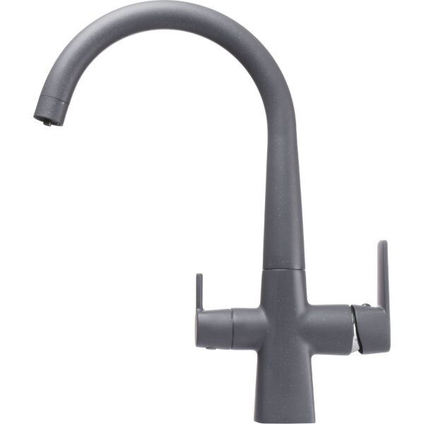 

Смеситель для кухни под осмос Globus Lux GLLR-0999-3-Titanium, Графит