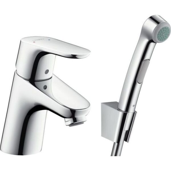 

Смеситель с гигиенической лейкой Hansgrohe Focus E2 EcoSmart 31926000, Хром