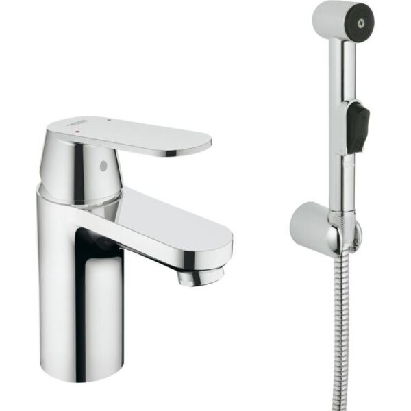 

Смеситель с гигиенической лейкой Grohe Eurosmart Cosmopolitan 23125000, Хром