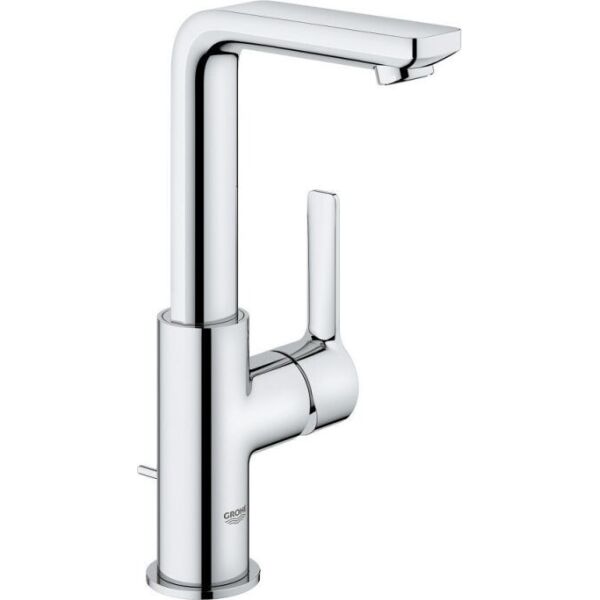 

Смеситель для раковины Grohe Lineare 23296001 с донным клапаном, L-Size Хром