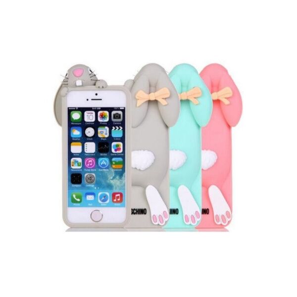 

3D чехол Moschino кролик для iPhone 8, 7, 6+, 6s+, 6, 6s, 5, 5s, SE