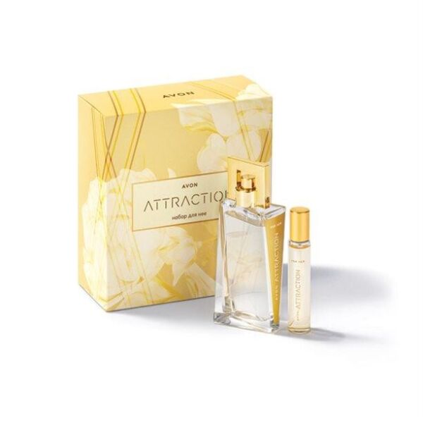 

Парфюмерный набор AVON Attraction для Нее в подарочной упаковке атракшн духи подарок на 8 марта