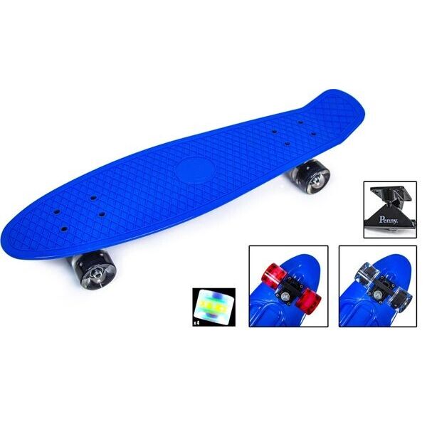 

Пенни Борд Penny Board Nickel 27 Светятся Колеса LED Синий 68 см (ZNL4)