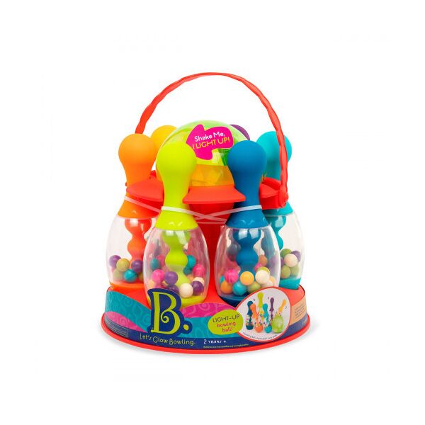 

Игровой набор - СВЕРКАЮЩИЙ БОУЛИНГ (красный, 6 кеглей, шар, подставка) (BX1955)