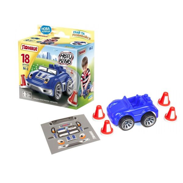 

Игрушка Конструктор “Автоклуб” М-2 (Кабриолет) 71177
