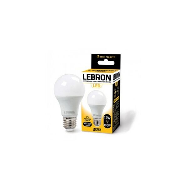 

Светодиодная лампа Lebron A60 12W-E27-4100K с датчиком движения