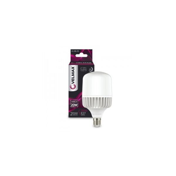 

Светодиодная лампа Velmax A65 20W-E27-4100K