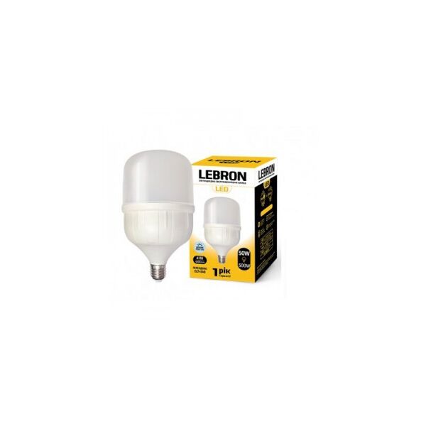 

Светодиодная лампа Lebron A138 50W-E27-E40-6500K