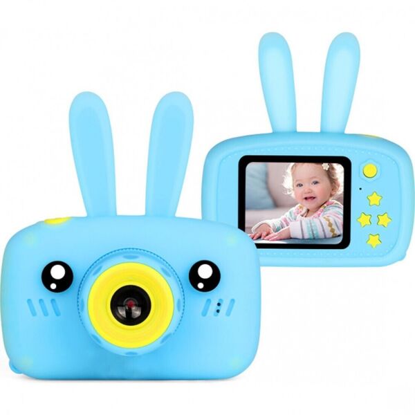 

Детская фотокамера Baby Photo Camera Rabbit с автофокусом blue