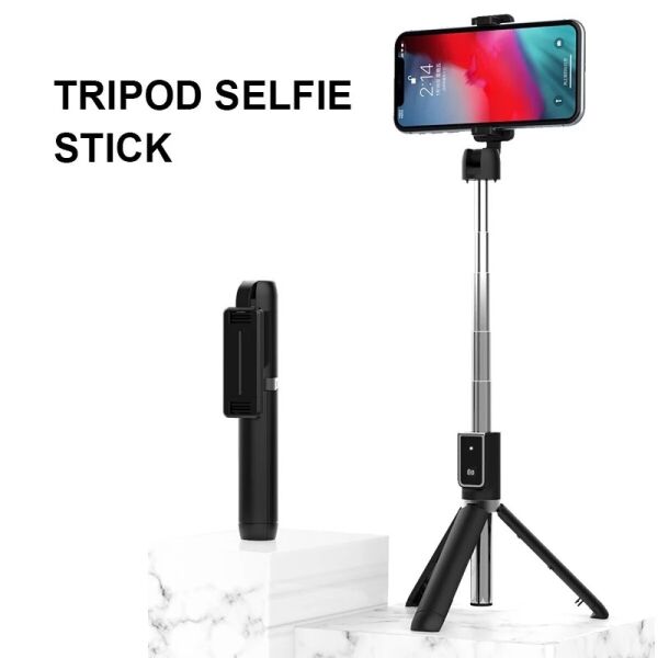 Акция на Селфи палка-монопод для телефона Selfie P50 с кнопкой-пультом Bluetooth от Allo UA