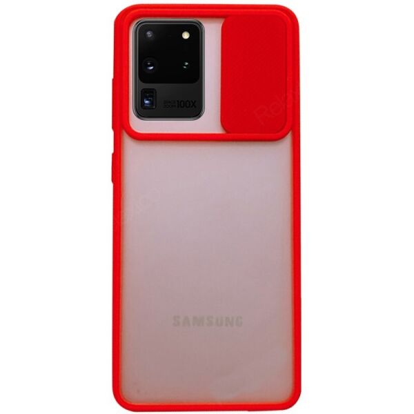 

Чехол Camshield со шторкой на камеру для Samsung Galaxy S20 Ultra Red
