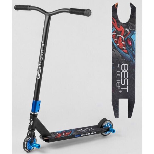 

Трюковый самокат Best Scooter HIC COBRA Синий 110 мм (st8111)