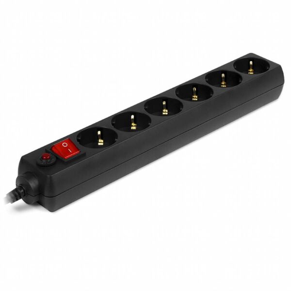 

Сетевой фильтр питания SVEN Optima 1.8m black (00100085)