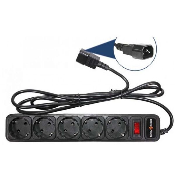 

Сетевой фильтр питания LogicPower LP-X5-UPS 2.0м, 0,75mm2, 10A (2753)