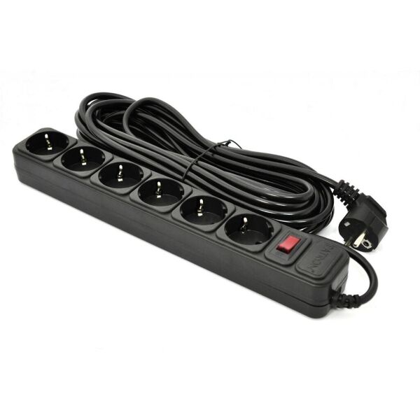 

Сетевой фильтр питания PATRON 10 m3*1mm2 (SP-10610) 6 розеток BLACK (EXT-PN-SP-10610)