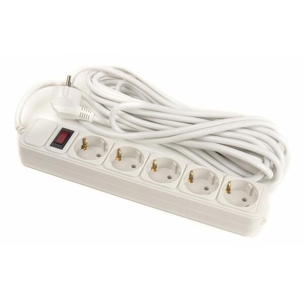 

Сетевой фильтр питания PowerPlant 7 м, 5 розеток, 3x1.5мм2, евростандарт (JY-1056/7) (PPSA10M70S5)