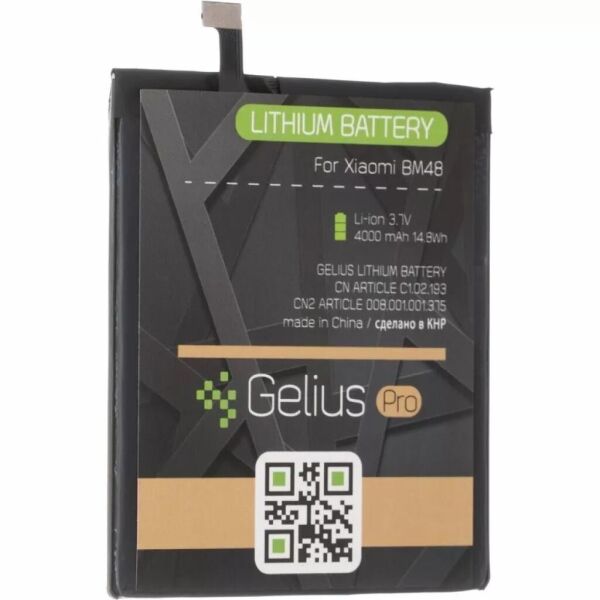 

Аккумуляторная батарея для телефона Gelius Pro Xiaomi BM48 (Mi Note 2) (00000075859)