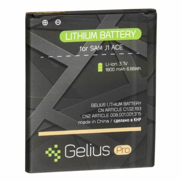 

Аккумуляторная батарея для телефона Gelius Pro Samsung J110 (J1 Ace) (EB-BJ111ABE) (1700 mAh) (67168)