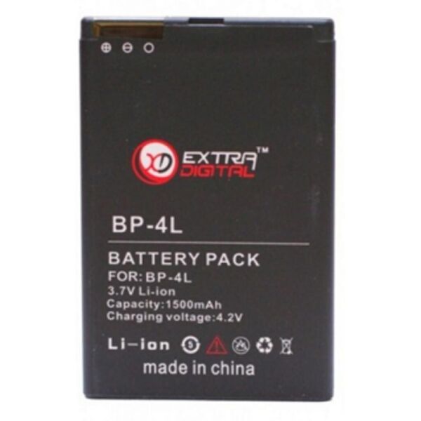 

Аккумуляторная батарея для телефона EXTRADIGITAL Nokia BP-4L (1500 mAh) (DV00DV6025)