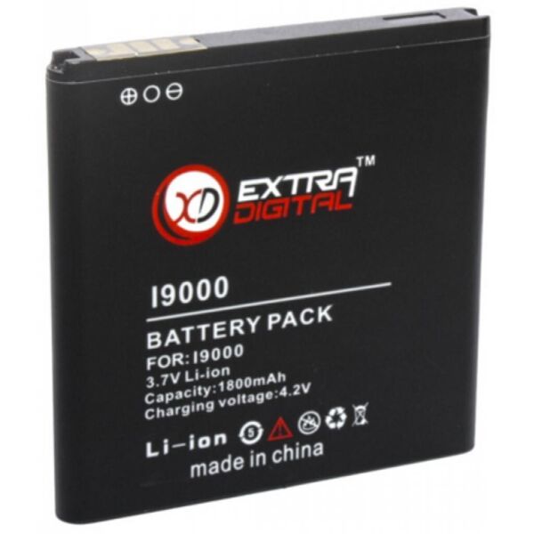 

Аккумуляторная батарея для телефона EXTRADIGITAL Samsung GT-i9000 Galaxy S (1800 mAh) (BMS6305)