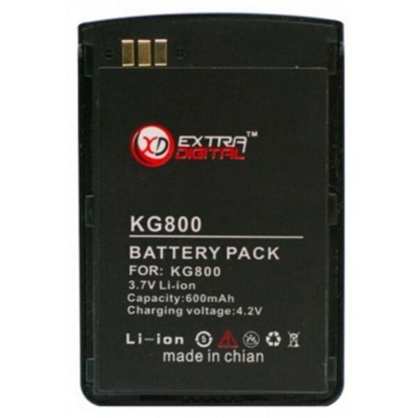 

Аккумуляторная батарея для телефона EXTRADIGITAL LG KG800 (1050 mAh) (DV00DV6044)