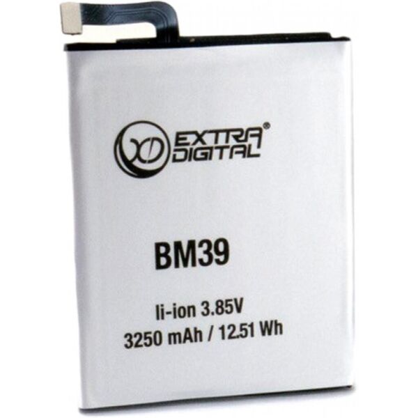 

Аккумуляторная батарея для телефона EXTRADIGITAL Xiaomi Mi 6 (BM39) 3250 mAh (BMX6472)