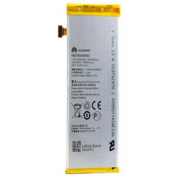 

Аккумуляторная батарея для телефона EXTRADIGITAL Huawei Ascend P6 (2000 mAh) (BMH6398)