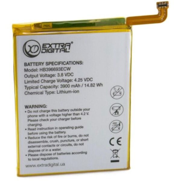 

Аккумуляторная батарея для телефона EXTRADIGITAL Huawei Mate 8 3900 mAh (BMH6461)