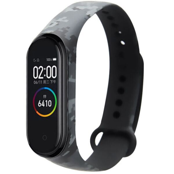 

Ремешок Painted Strap для Xiaomi Mi Band 5 Digital Camo