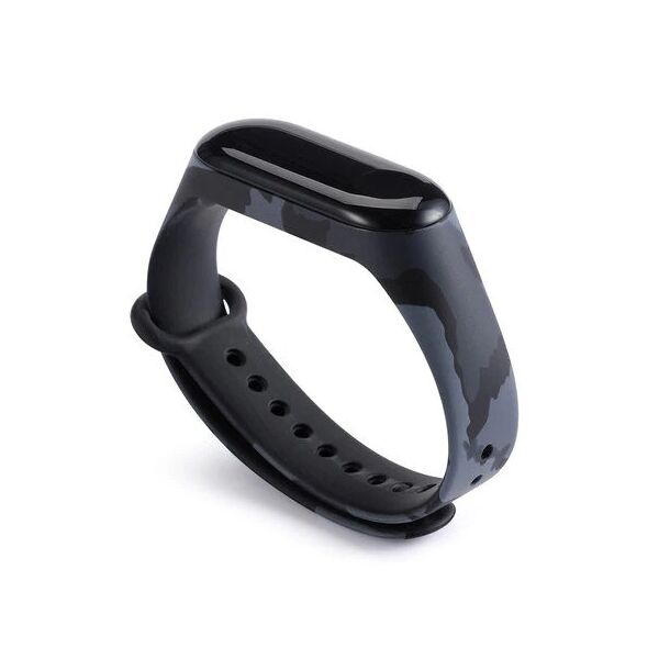 

Ремешок Painted Strap для Xiaomi Mi Band 5 Grey Camo