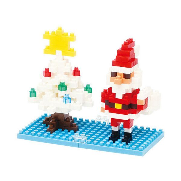

Конструктор Nanoblock Дед мороз и елка