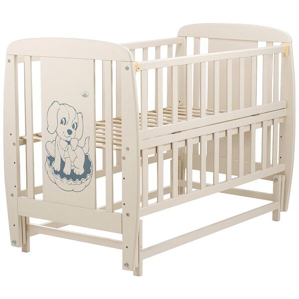 

Кровать Babyroom Собачка маятник, откидной бок DSMO-02 бук слоновая кость