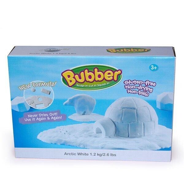 

Bubber 1,2 кг - Белая смесь для лепки