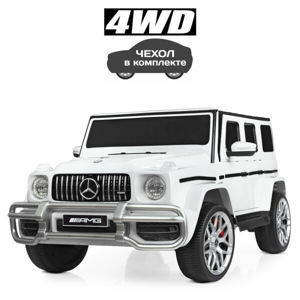 

Детский электромобиль Джип Bambi M 4259 EBLR-1 Mercedes, двухместный, белый