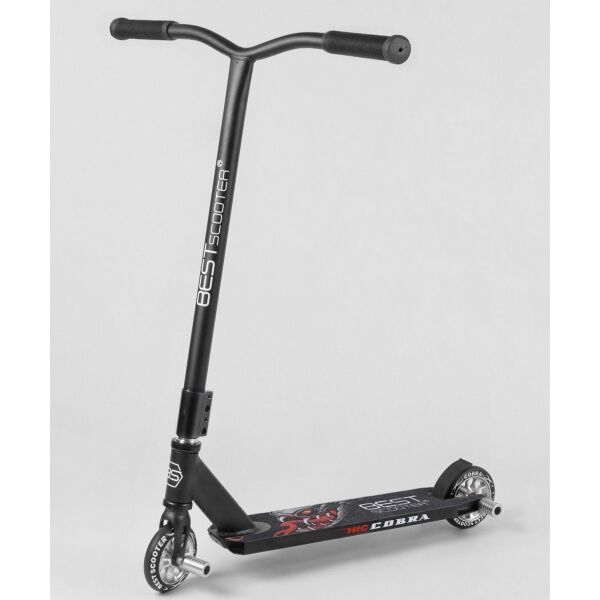 

Самокат трюковый Best Scooter HIC-система, с пеги 43594 Black / Red (43594)