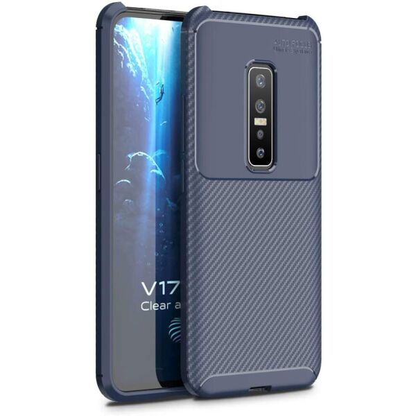 

Чехол Carbon Case для Vivo V17 Pro Blue