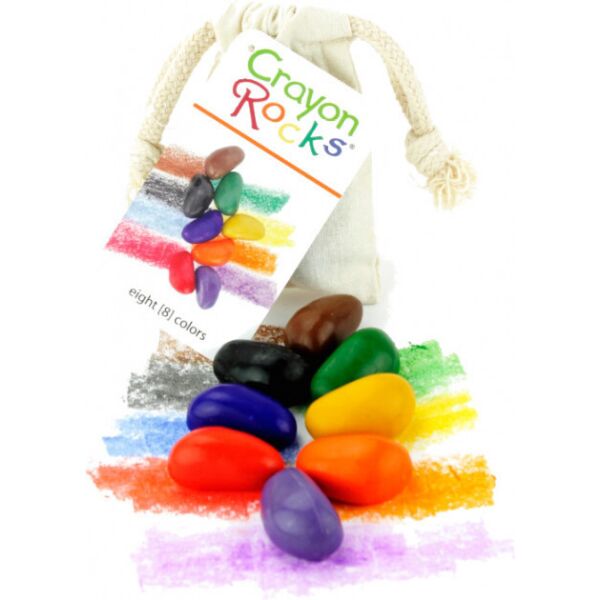 

Восковые мелки 8 шт. Crayon Rocks (хлопковый мешочек)