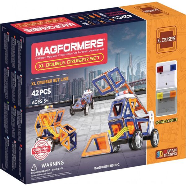 

Конструктор магнитный Magformers. Суперкрейсер, 42 эл.