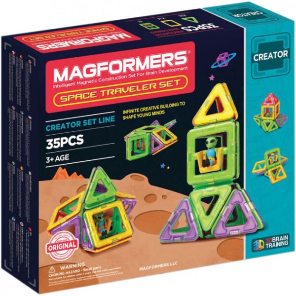 

Магнитный конструктор Magformers. Космические путешествия, 35 эл.